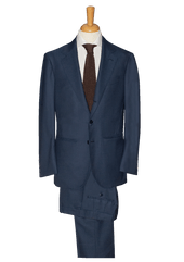 Blue Wool Verbatim Suit