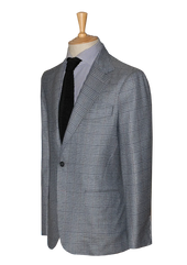 Blue Prince Of Wales Unstructured Jacket