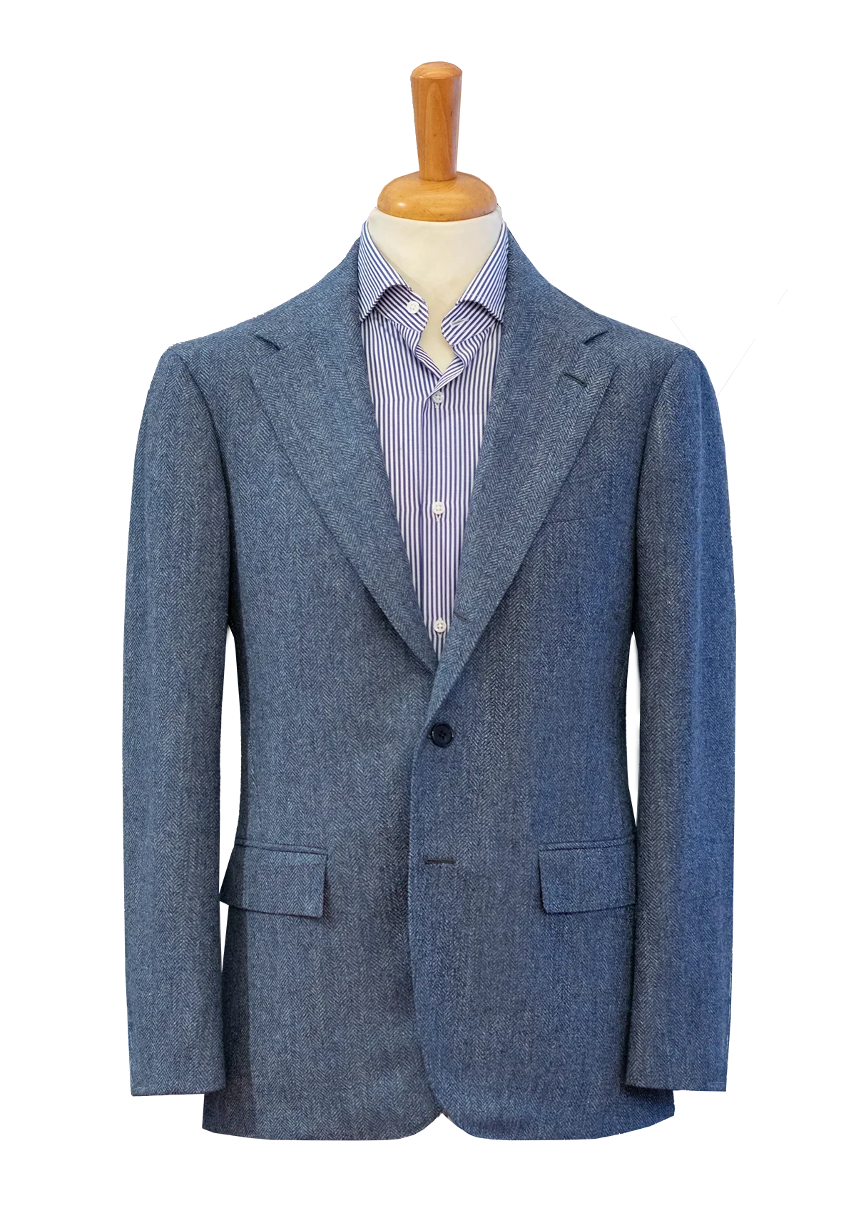 Light Unstructured Herringbone Jacket