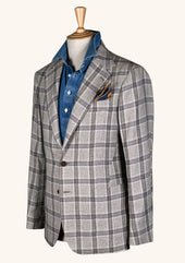 Plaid Unstuctured Jacket