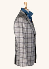 Plaid Unstuctured Jacket