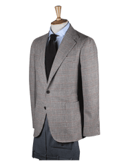 Checked Ustructured Jacket With Stripe