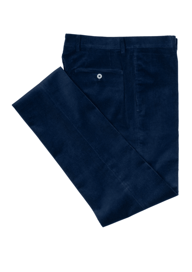 Blue Men's Corduroy Trousers