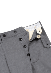 Medium Grey Wool Trousers