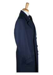 Blue Wool Overcoat