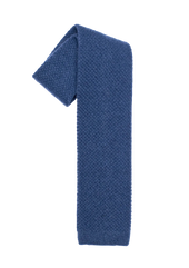 Dark Azure Wool Maglia Tie