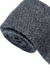 Grey Melange Wool Maglia Tie Pattern 10