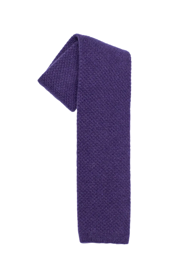 Purple Wool Maglia Tie