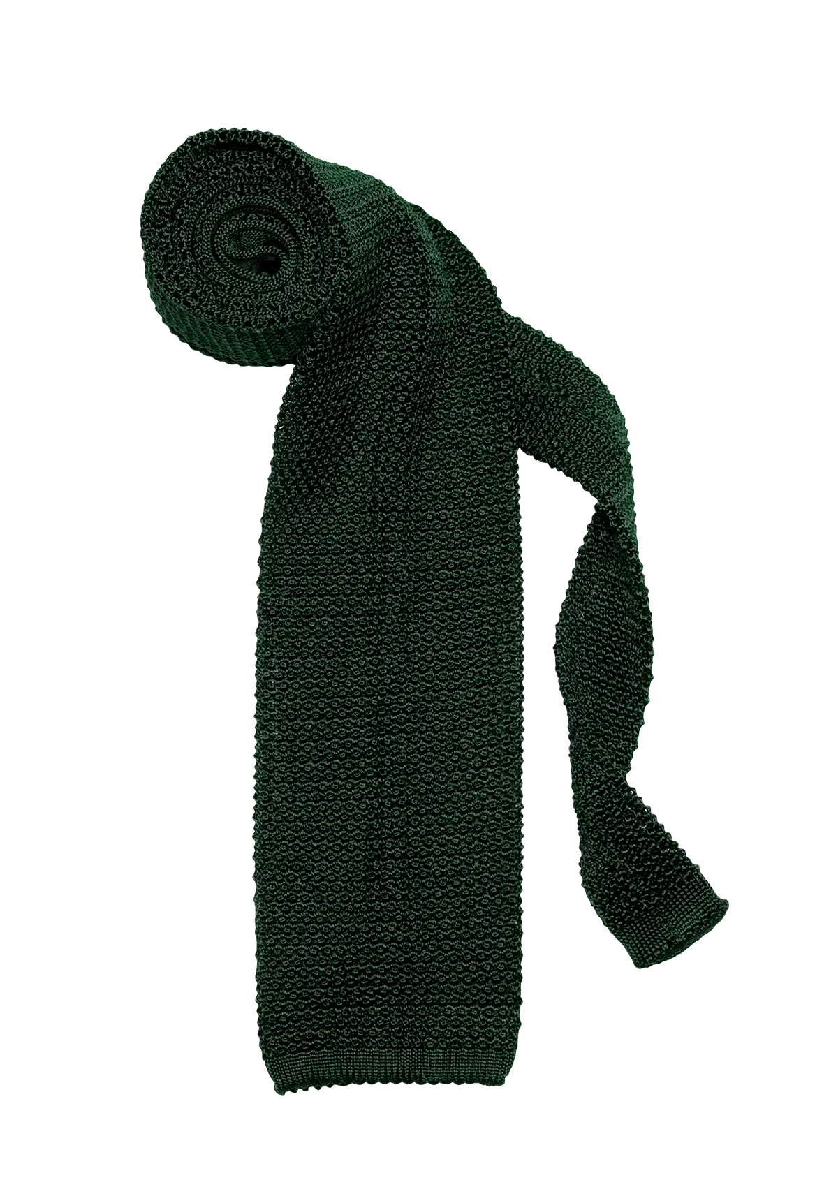 English Green Silk Maglia Tie