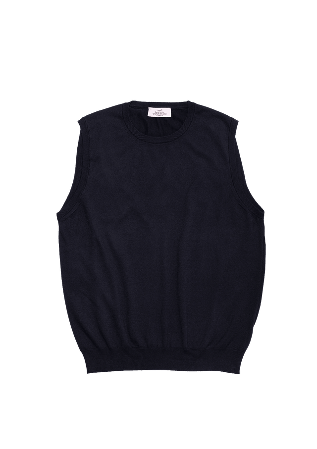 Blue Cotton Waistcoat