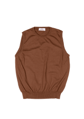 Middle brown Cotton Waistcoat