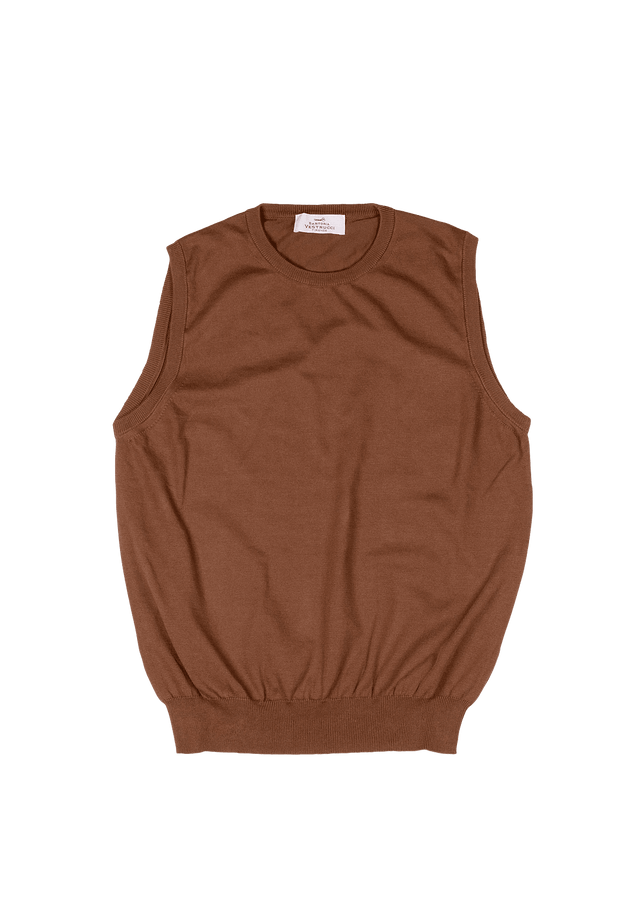 Middle brown Cotton Waistcoat