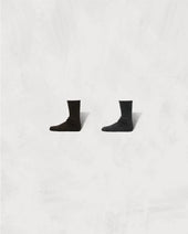 Washable Wool Pile Socks Heather Color
