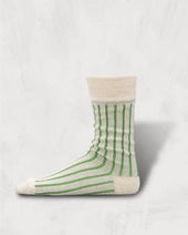 Washable Wool & Cotton Needle-Out Knit Socks