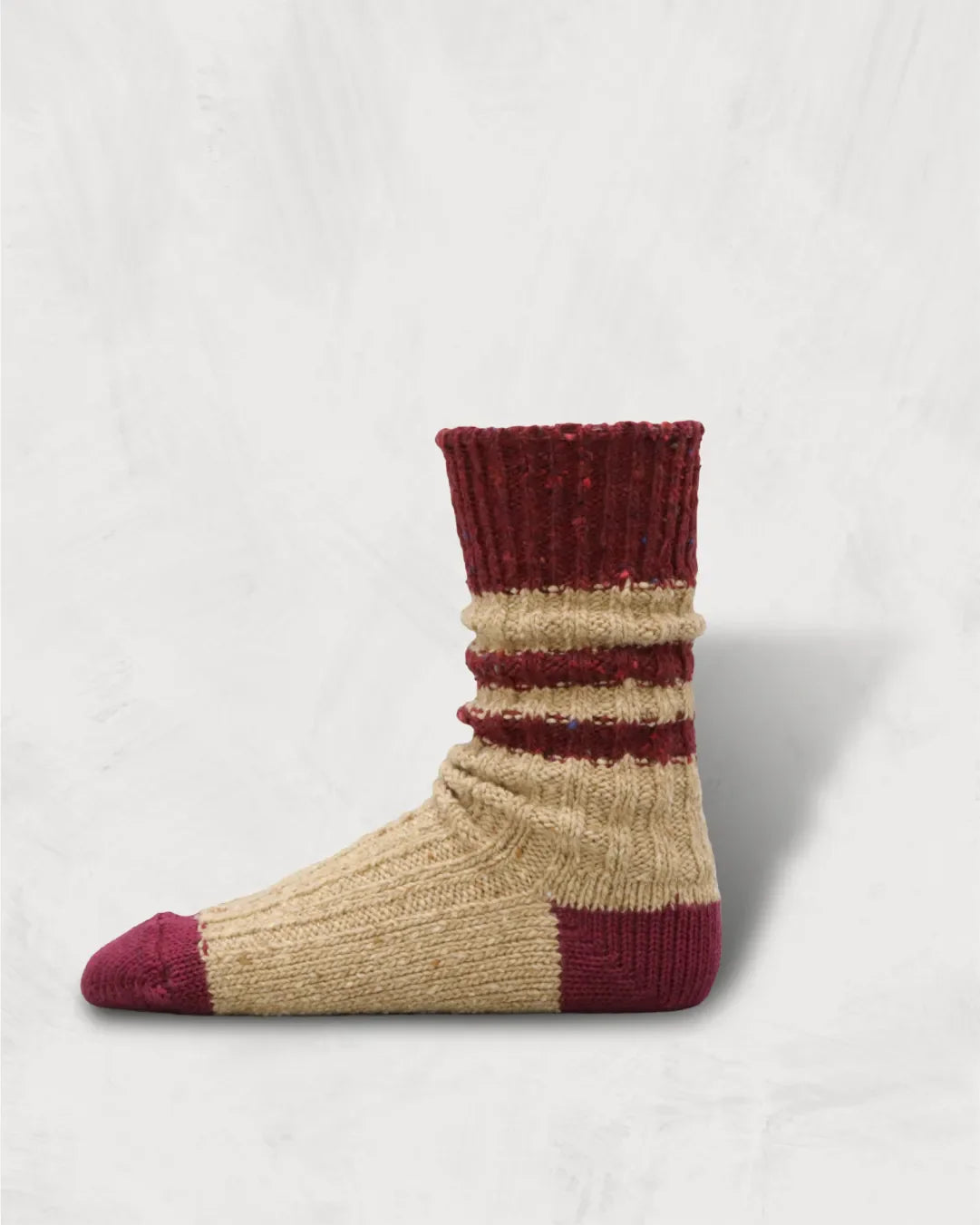Recycled Wool Socks Stripes