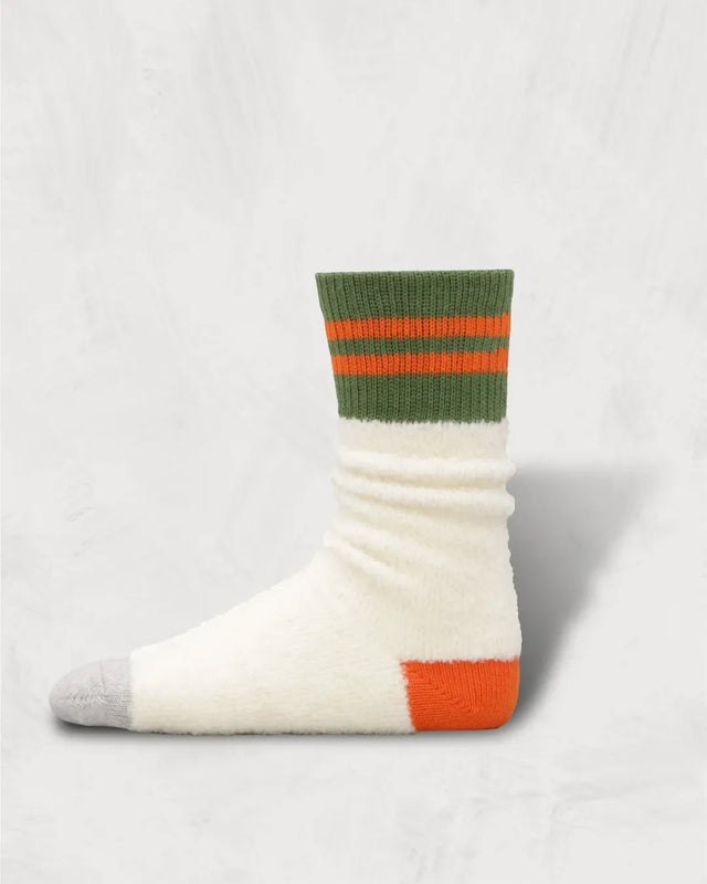 Alpaca Boucle Socks | Stripes