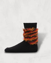 Multi Color Shaggy Socks