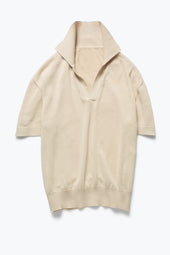 Short Sleeve Polo Cotton Moulin