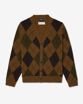 Argyle Shetland Cardigan