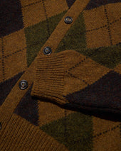 Argyle Shetland Cardigan
