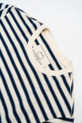 SW10 Breton Striped T-Shirt Ecru / Navy