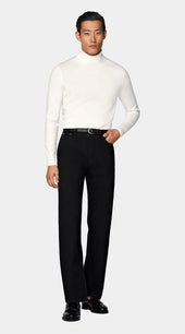 Off-White Merino Turtleneck