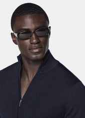 Merino Zip Cardigan