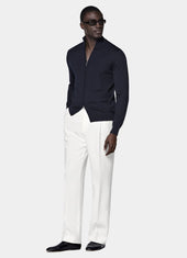 Merino Zip Cardigan