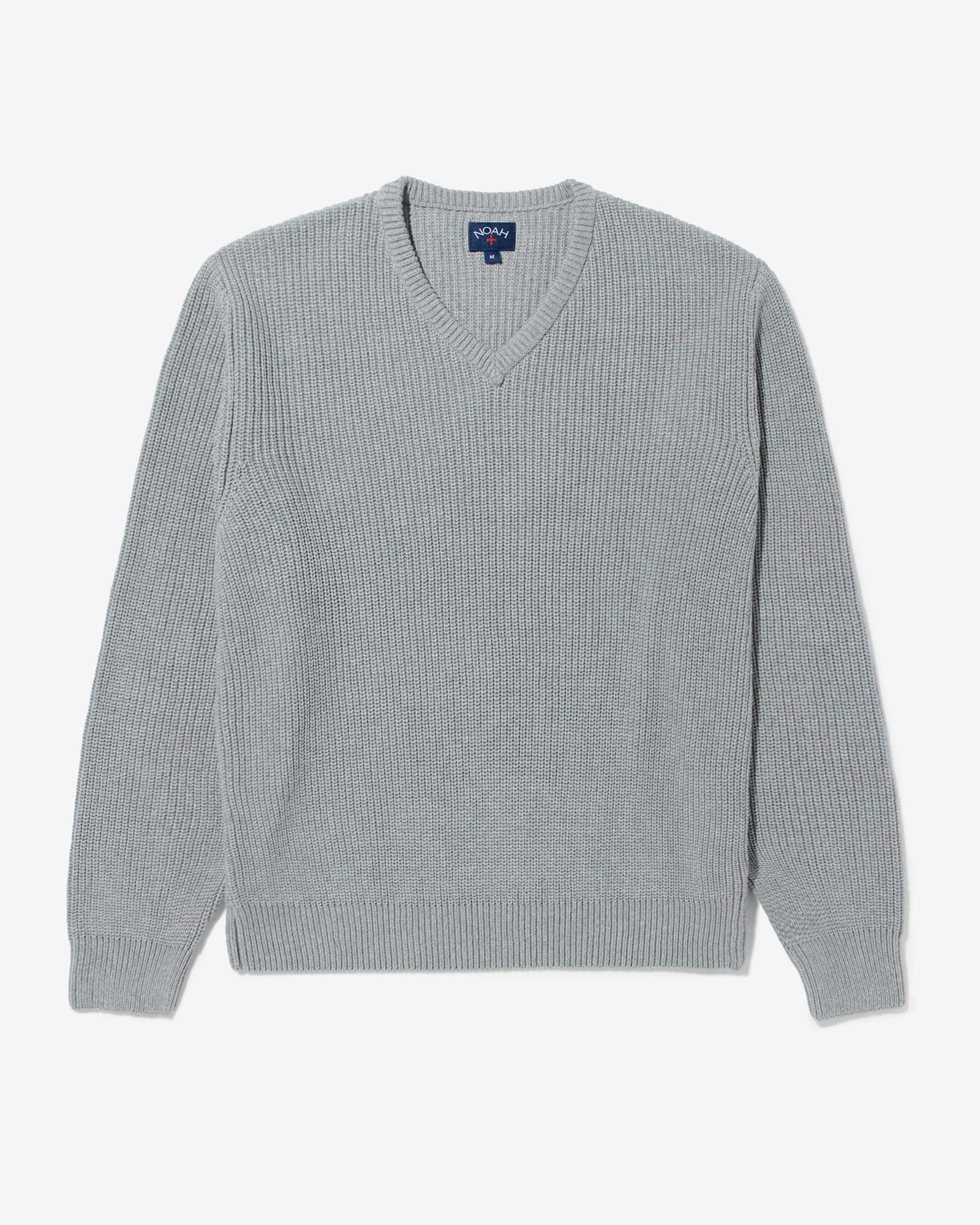 V-Neck Shaker Stitch Sweater