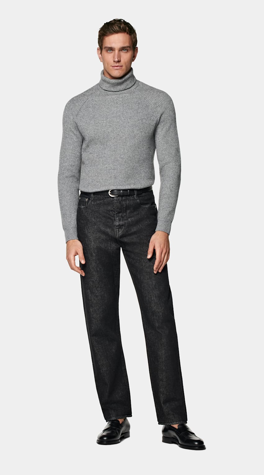 Ribbed Turtleneck