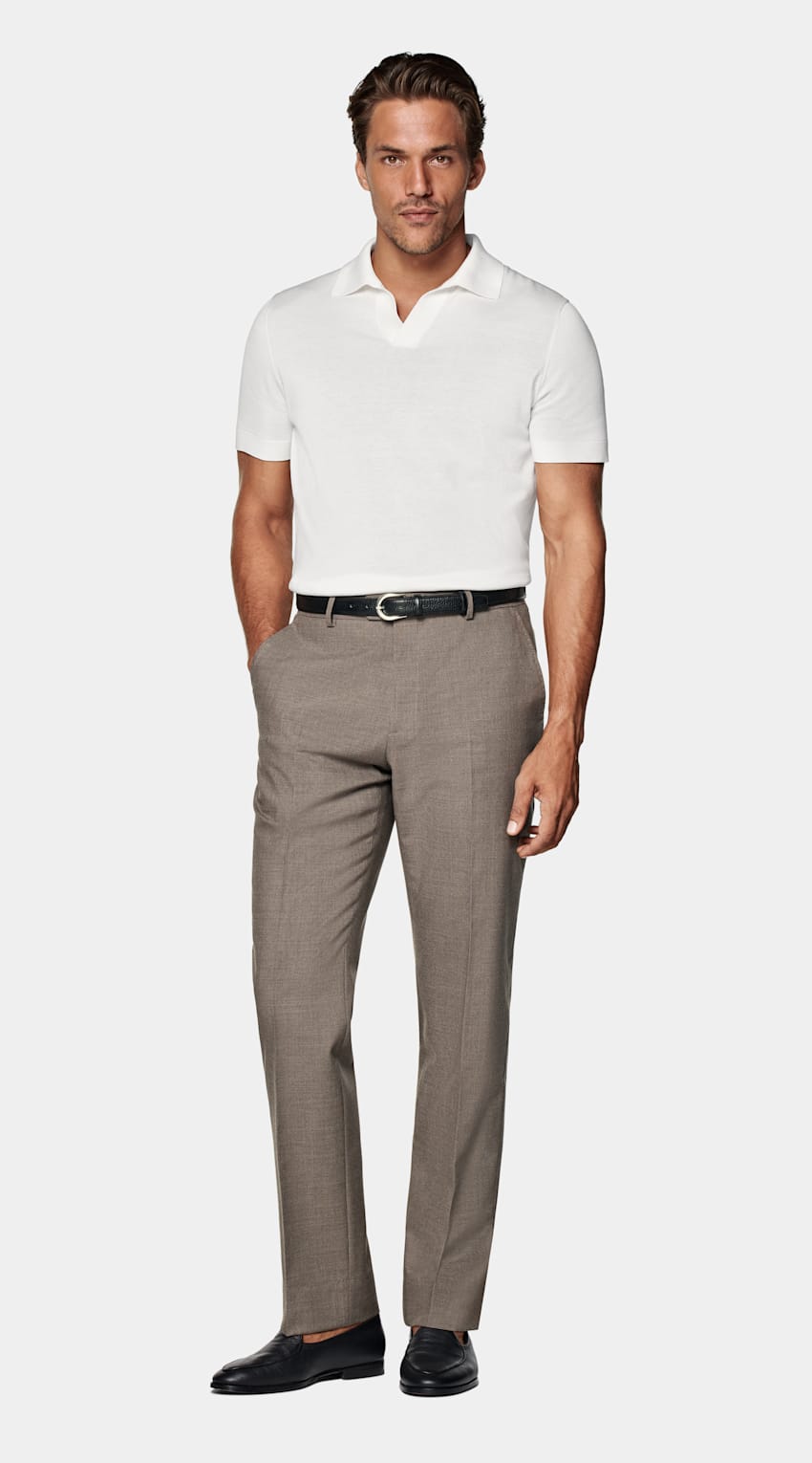 Buttonless Polo