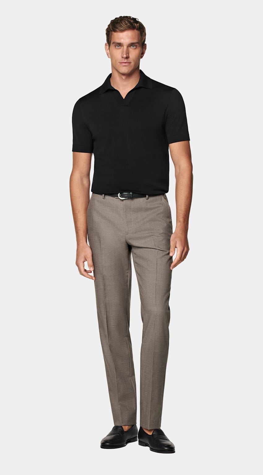 Buttonless Polo