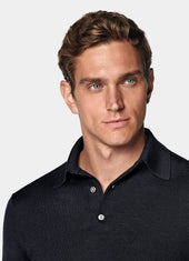Merino Long Sleeve Polo