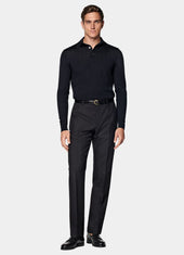 Merino Long Sleeve Polo