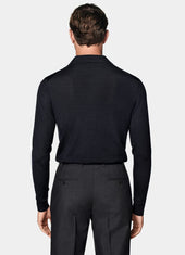 Merino Long Sleeve Polo