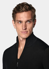 Merino Zip Cardigan