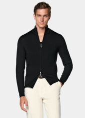 Merino Zip Cardigan