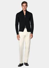 Merino Zip Cardigan
