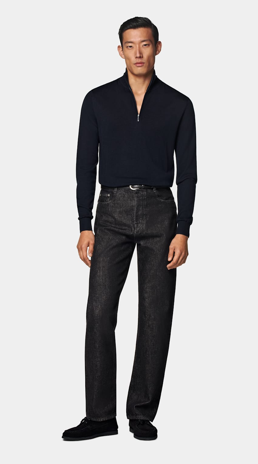 Merino Half Zip