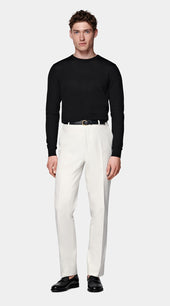 Black Merino Crewneck