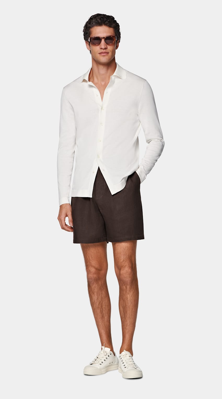 Long Sleeve Polo Cardigan