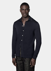 Long Sleeve Polo Cardigan