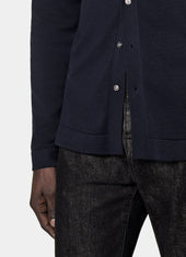 Long Sleeve Polo Cardigan