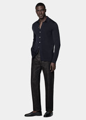 Long Sleeve Polo Cardigan