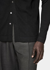 Long Sleeve Polo Cardigan