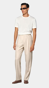 Off-White Short Sleeve Crewneck