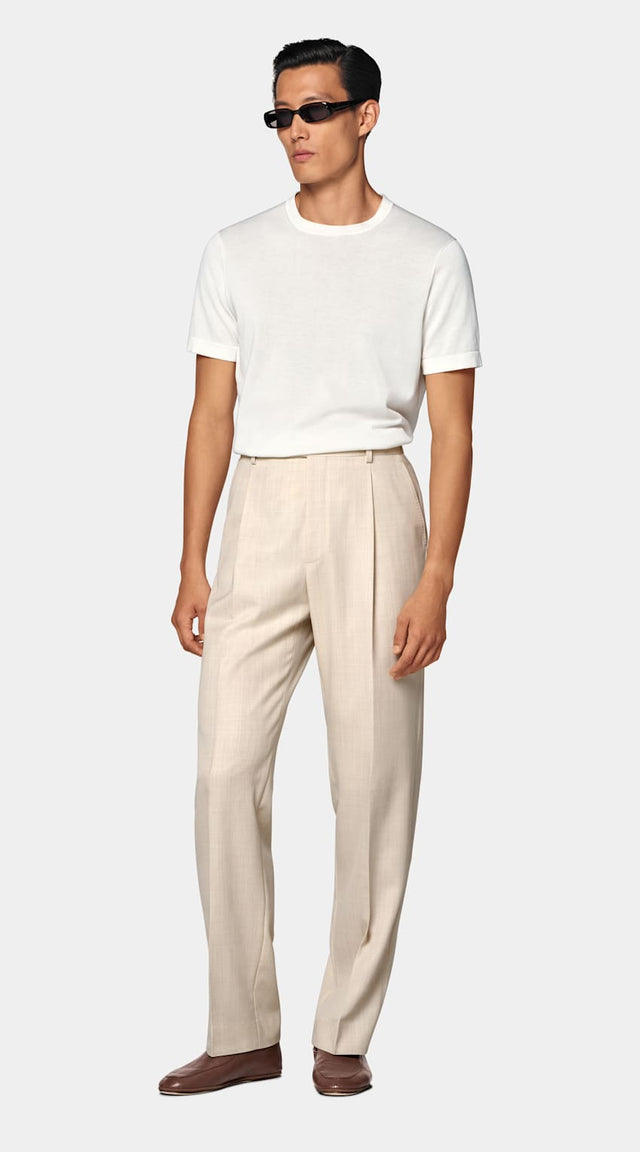 Off-White Short Sleeve Crewneck