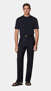 Navy Short Sleeve Crewneck