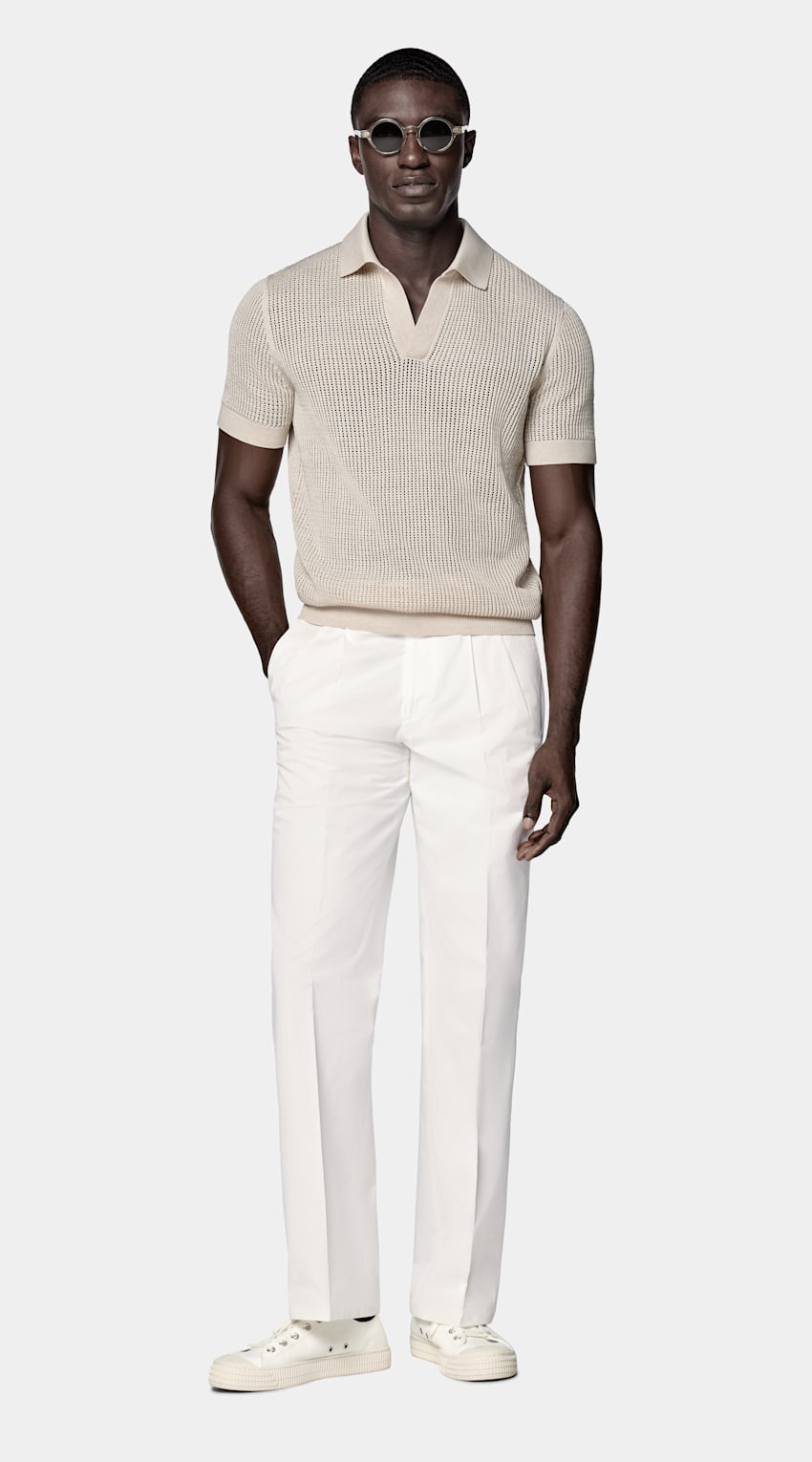Crochet Buttonless Polo