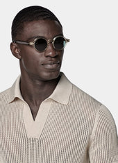 Crochet Buttonless Polo